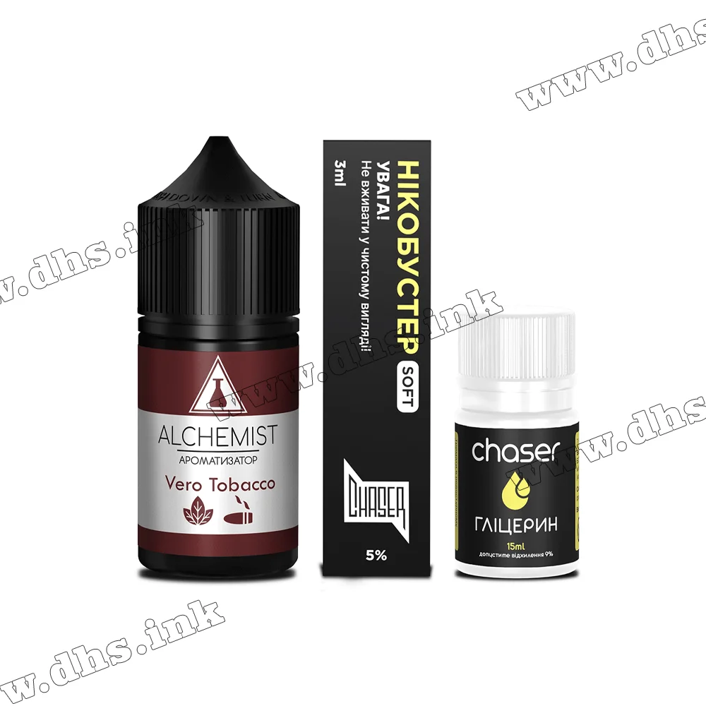 Набір для самозамісу Alchemist Salt 30 мл (50 мг) - Vero Tobacco (Тютюн)